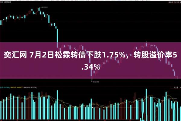 奕汇网 7月2日松霖转债下跌1.75%，转股溢价率5.34%