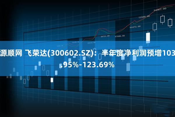 源顺网 飞荣达(300602.SZ)：半年度净利润预增103.95%-123.69%